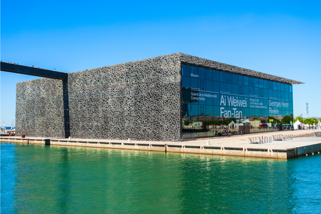 sight on the Museum le MUCEM in downtown Marseille. Beautiful expositions all year long.